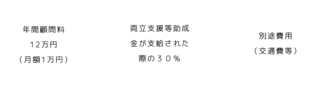 年間顧問料12万円（月額1万円）